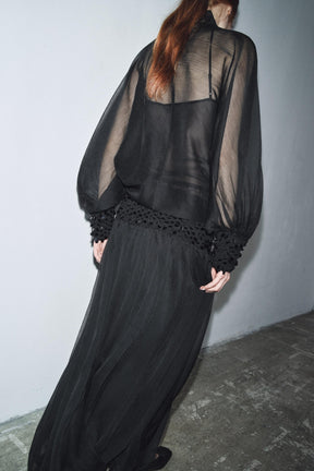 Semi-sheer Blouse
