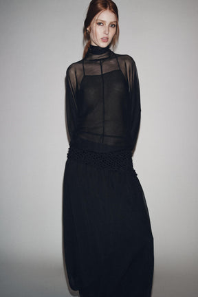 Semi-sheer Blouse
