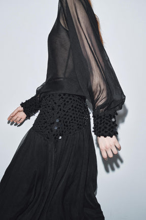 Semi-sheer Blouse