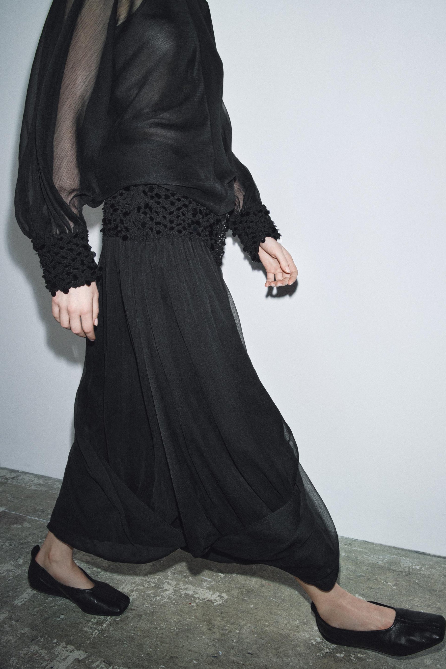 Semi-sheer Blouse