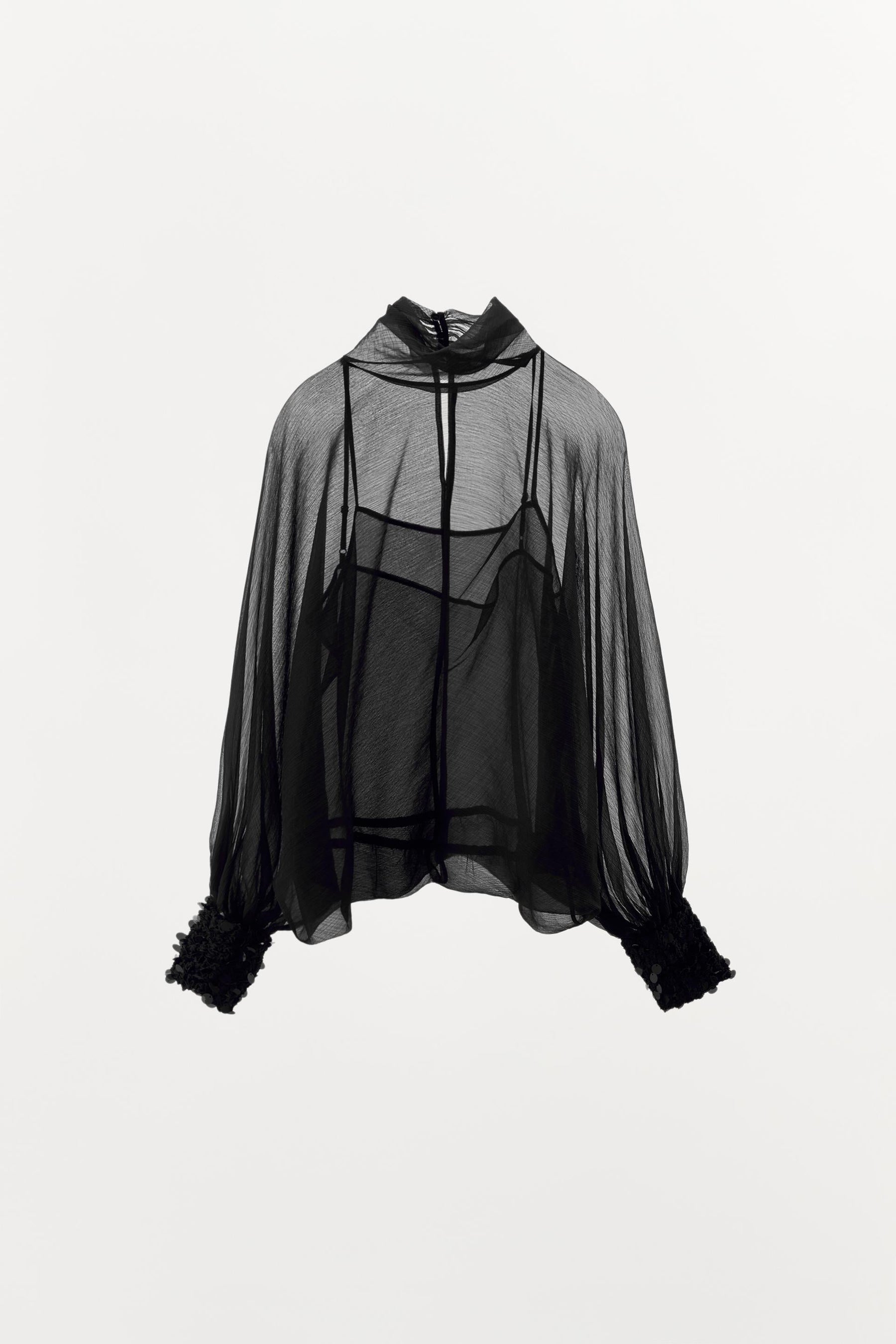 Semi-sheer Blouse