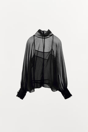 Semi-sheer Blouse