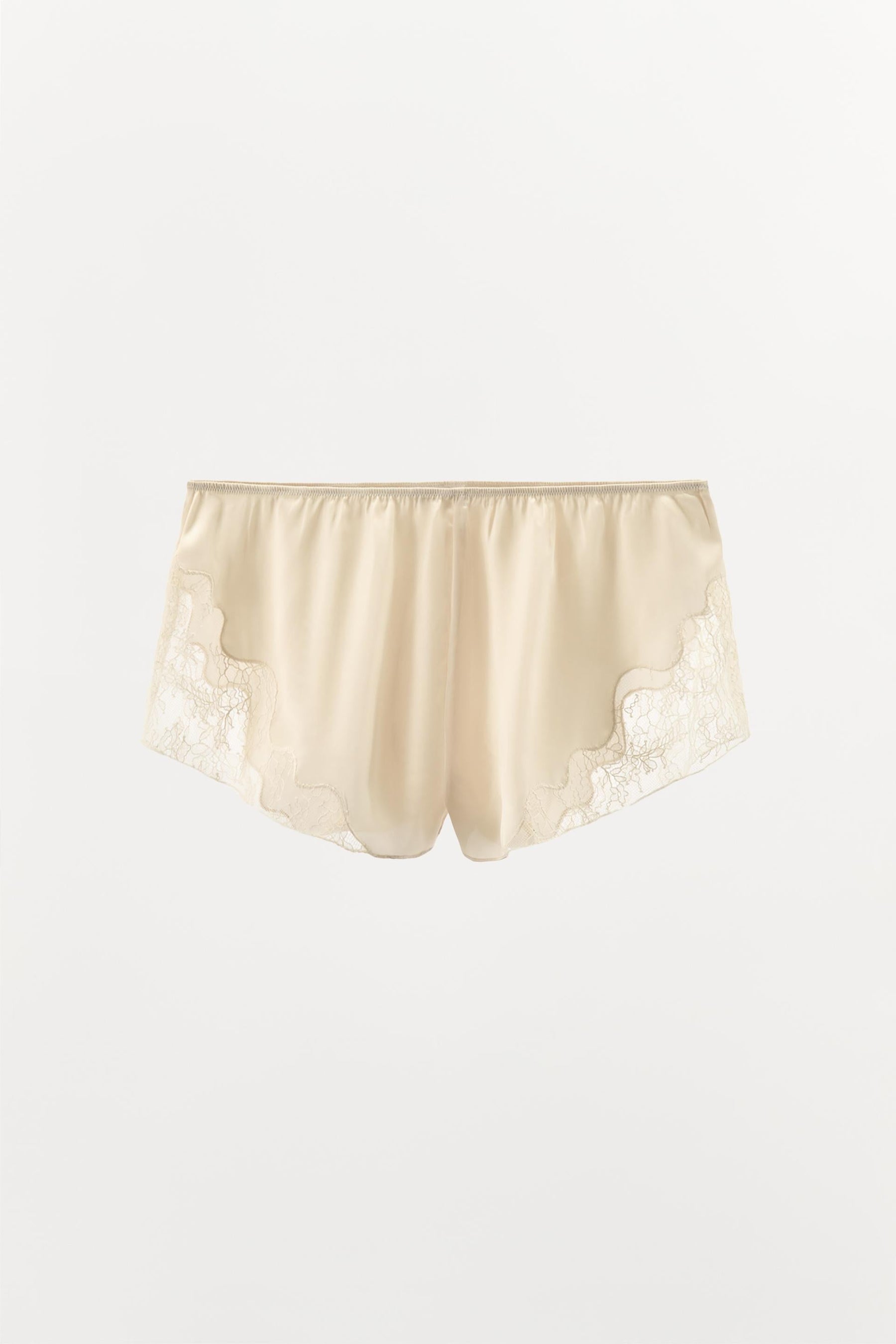 Satin Lace Shorts