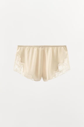 Satin Lace Shorts