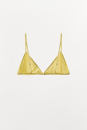 SILK TRIANGLE BRALETTE