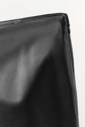 Leather Lace Shorts