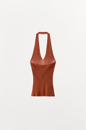 Silk Halter Top