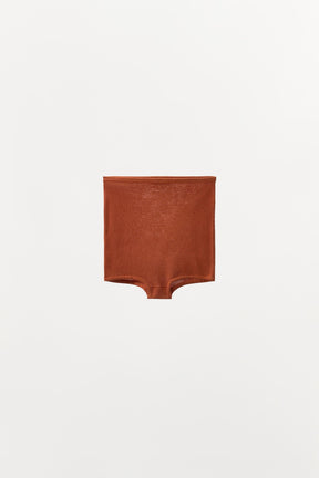 Seamless silk shorts
