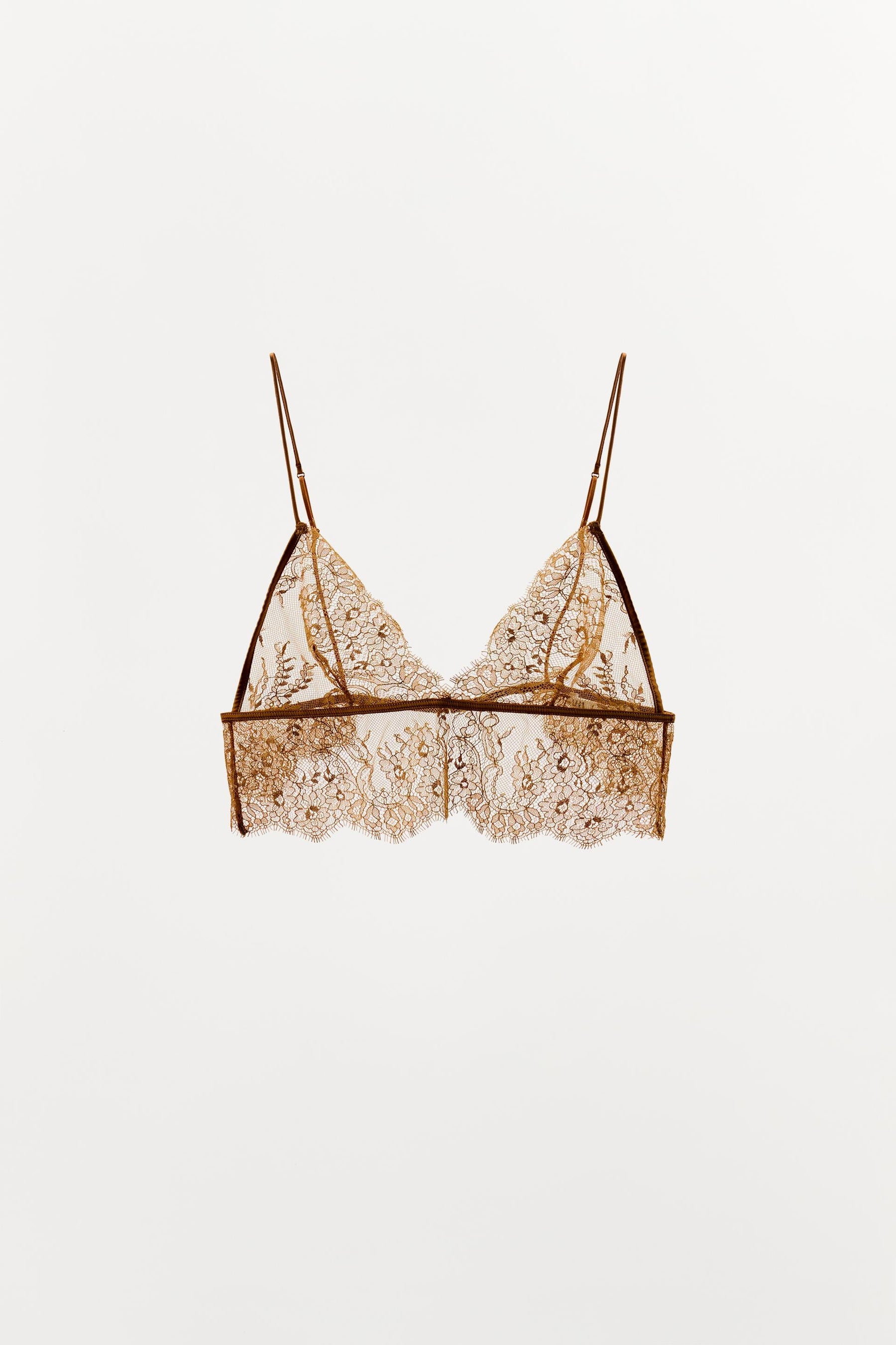 LACE TRIANGLE BRALETTE