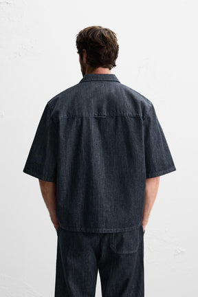 RELAXED FIT DENIM SHIRT - Image 3