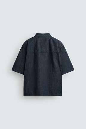 RELAXED FIT DENIM SHIRT - Image 7