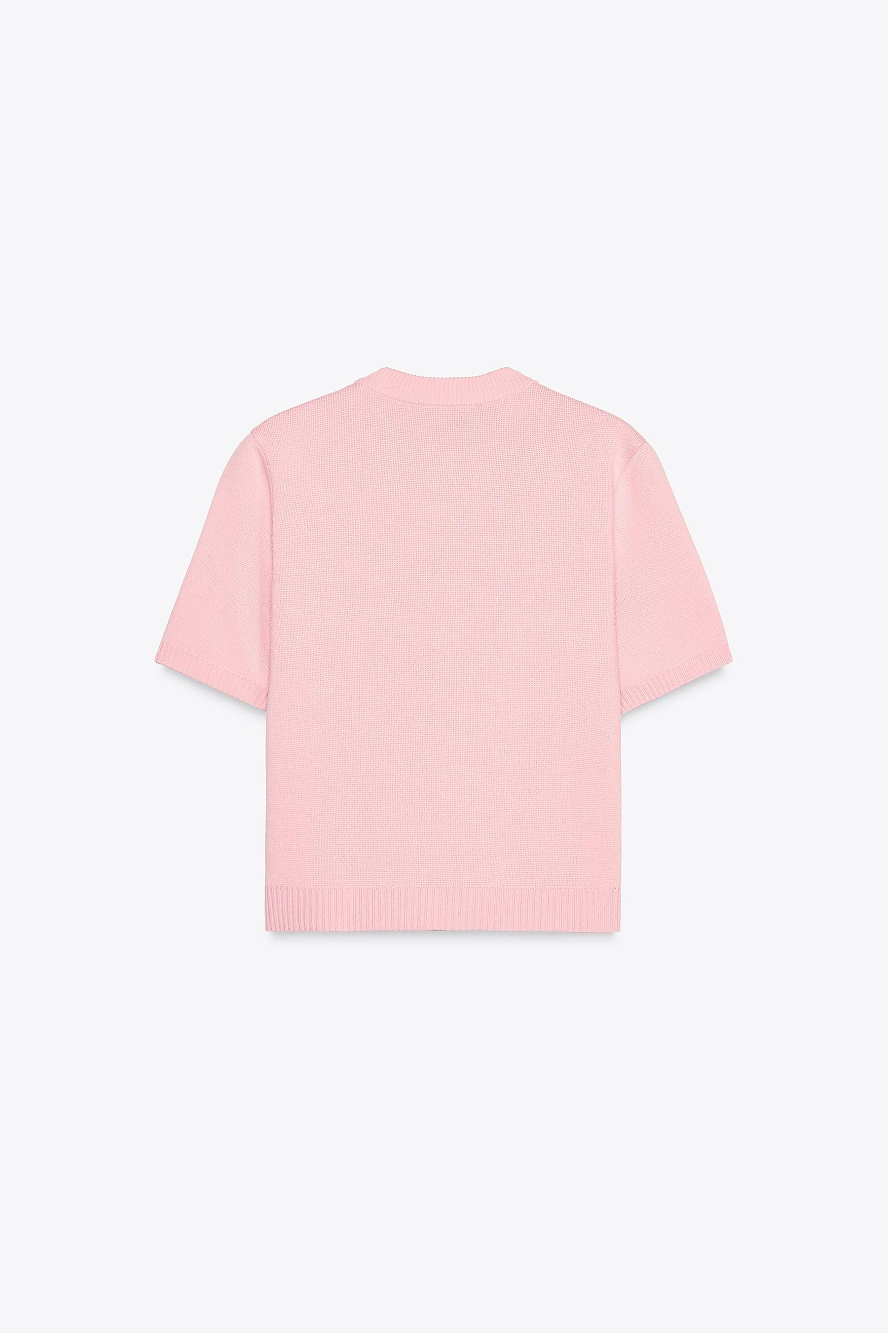 SHORT SLEEVE KNIT CARDIGAN - Image 7