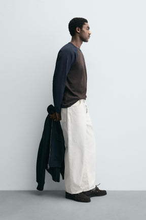 COLOUR BLOCK RAGLAN SLEEVE T-SHIRT - Image 4