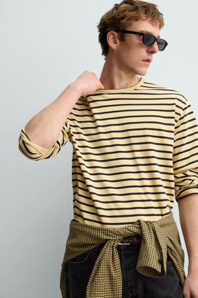STRIPED JACQUARD T-SHIRT AARON LEVINE X - Image 4