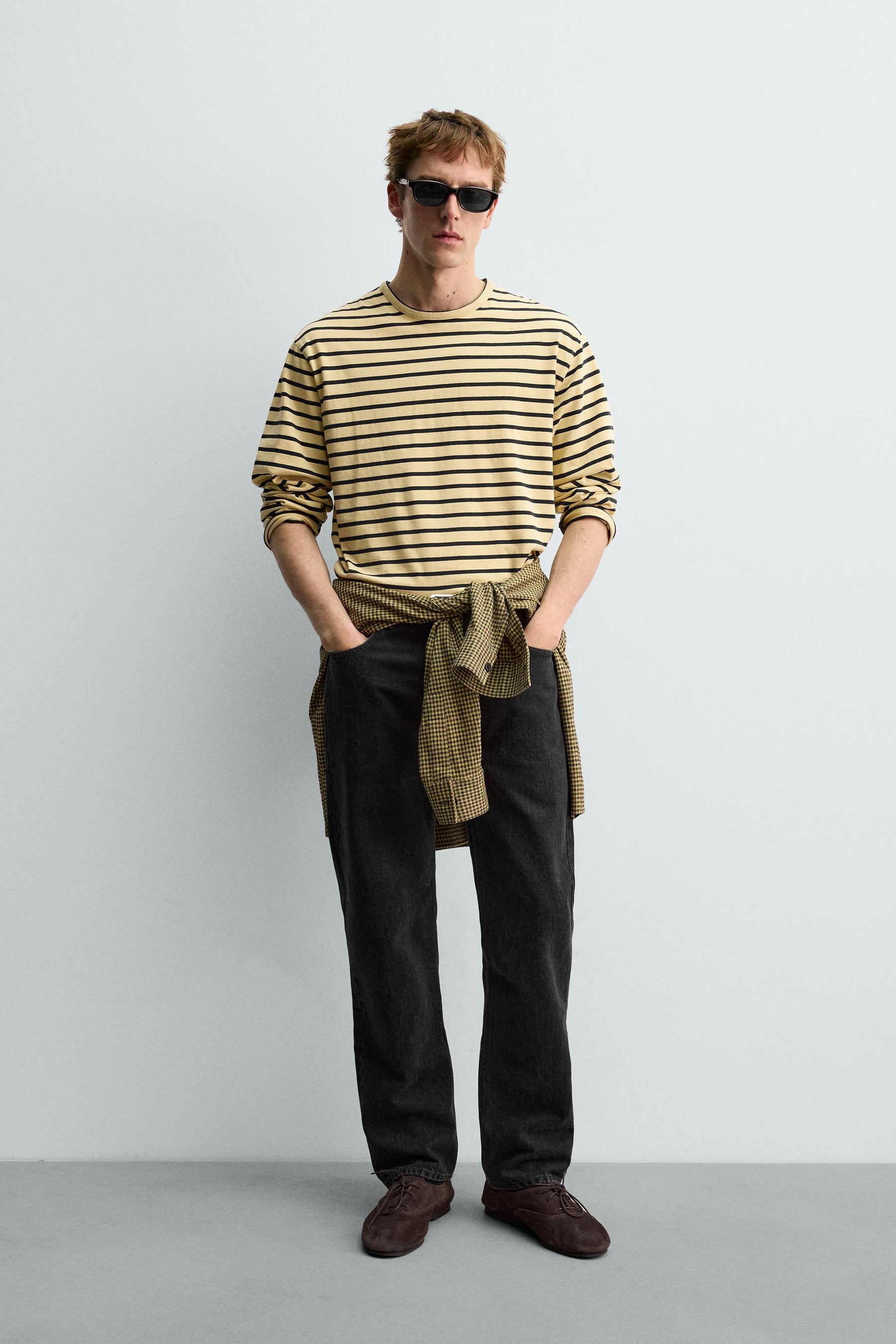 STRIPED JACQUARD T-SHIRT AARON LEVINE X - Image 1