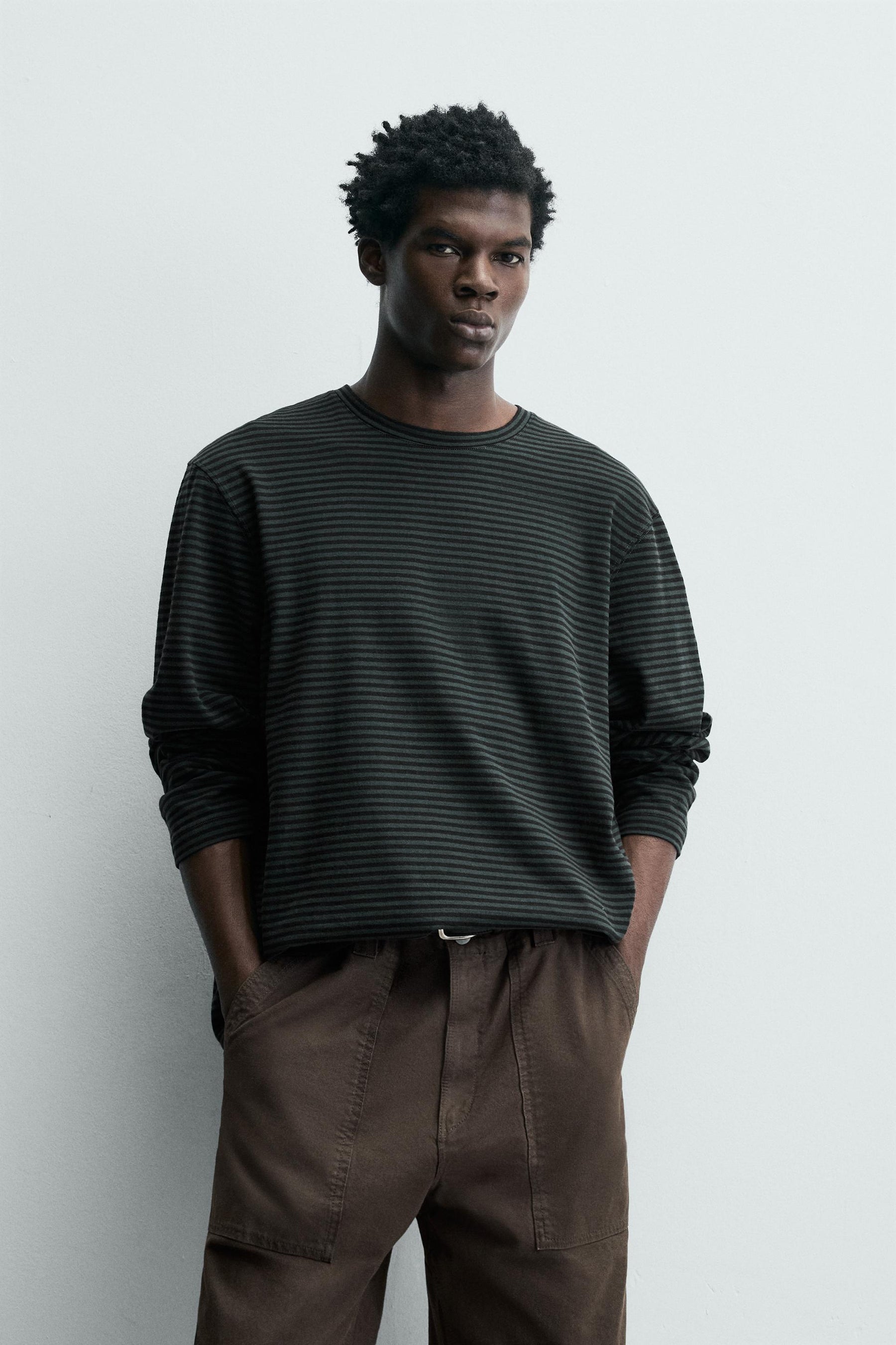 WASHED STRIPED T-SHIRT - Image 2