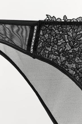 LACE MESH BRIEFS