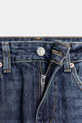 Wide-Leg Cropped Jeans