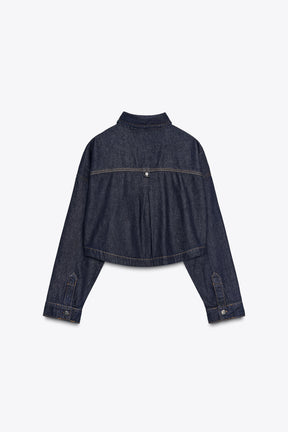 Denim Short Shirt