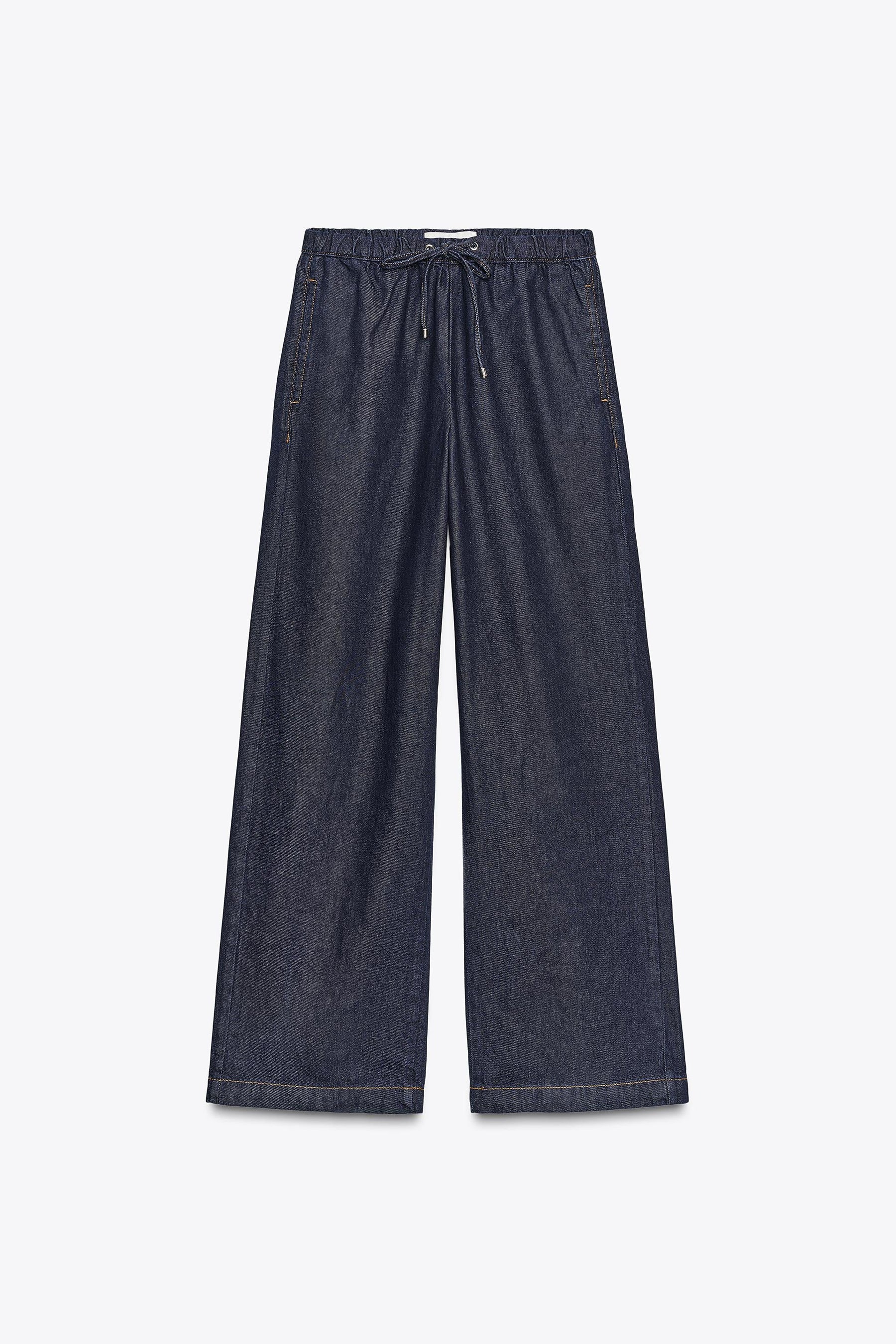 Wide-leg Jogger Jeans