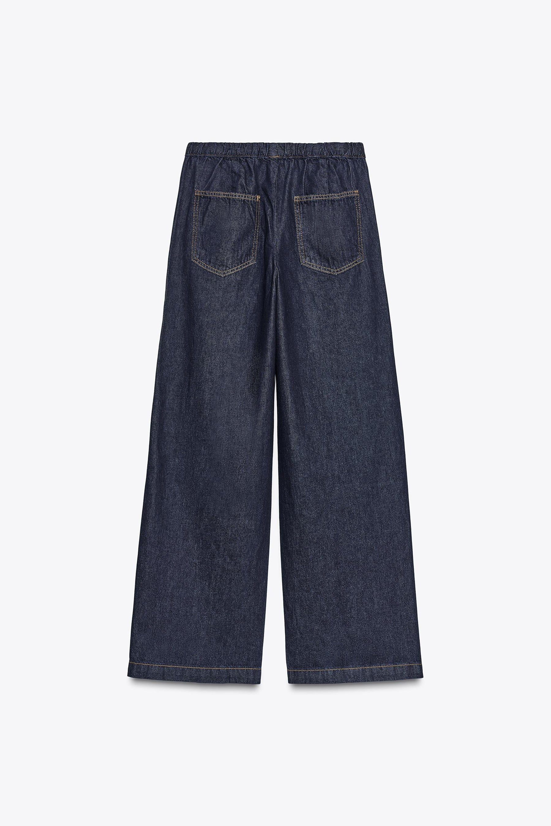 Wide-leg Jogger Jeans