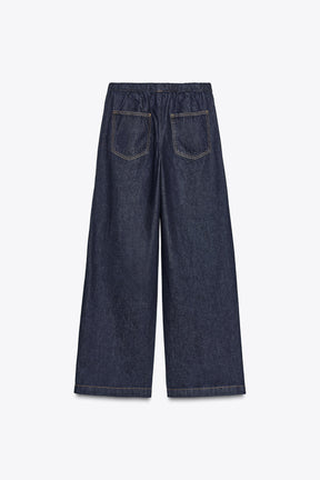 Wide-leg Jogger Jeans