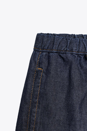 Wide-leg Jogger Jeans