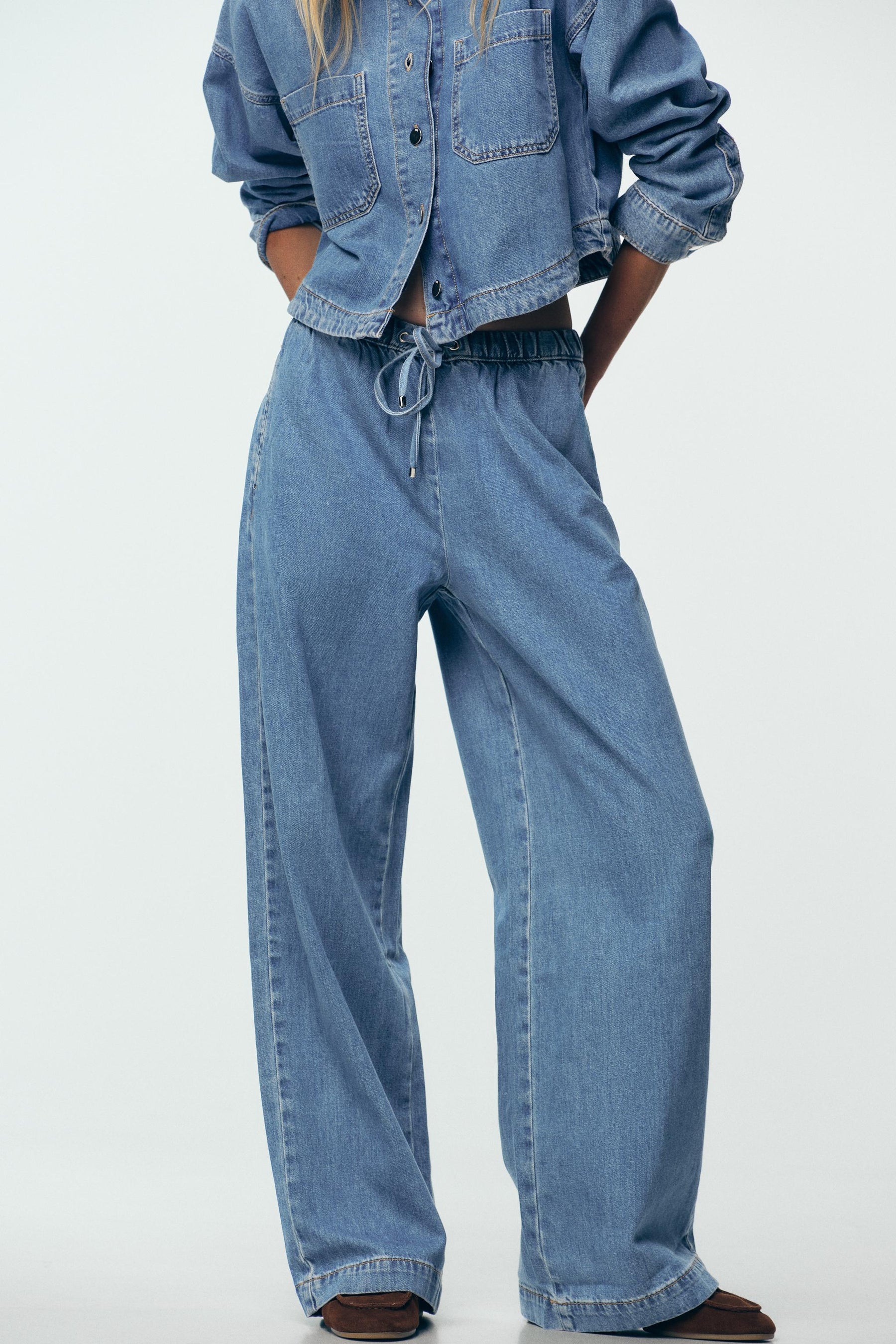 Wide-Leg Joggers