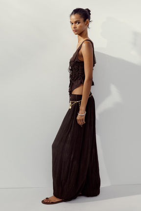 Gathered Tie Top