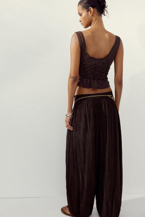 Gathered Tie Top