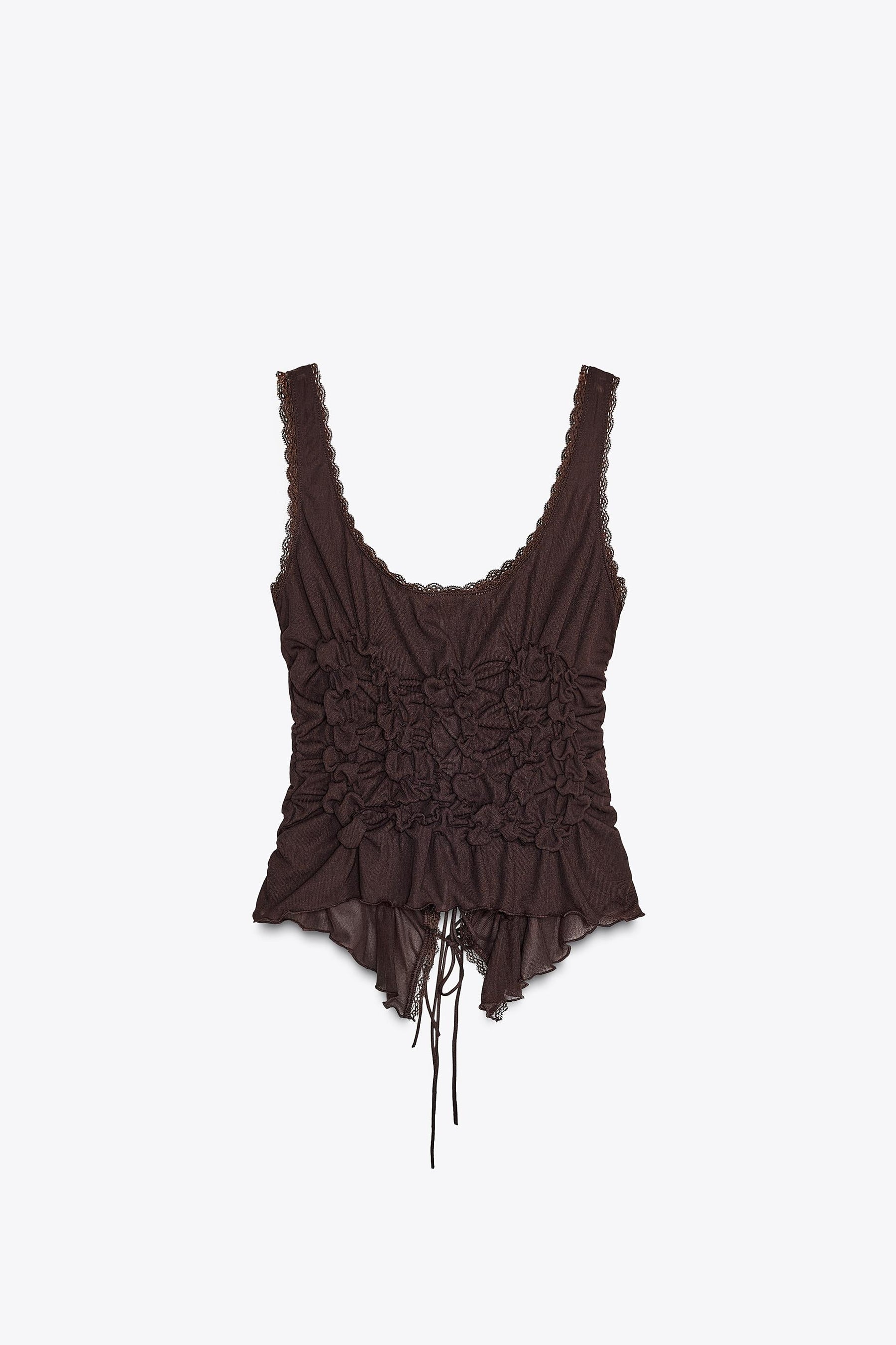 Gathered Tie Top