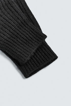 Fingerlose Wollhandschuhe