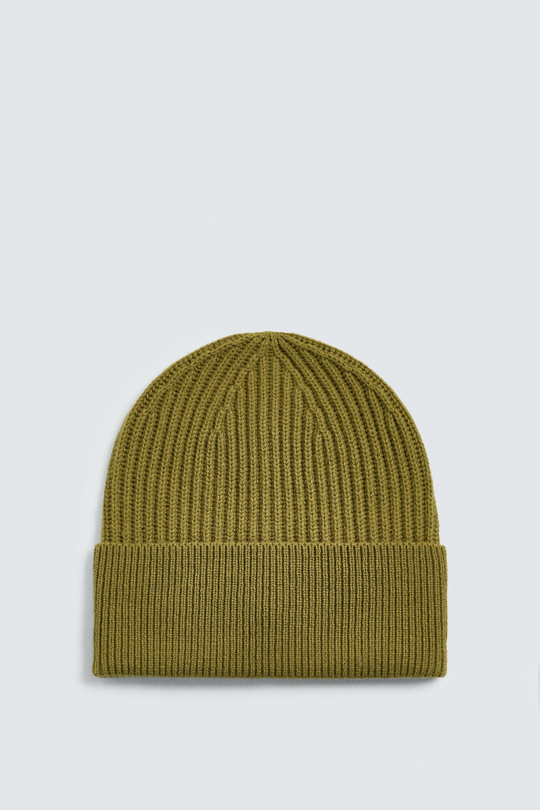WOOL BLEND KNIT BEANIE - Image 1