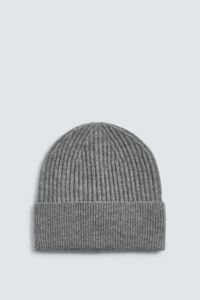 STRICKMÜTZE AUS WOLLMISCHGEWEBE