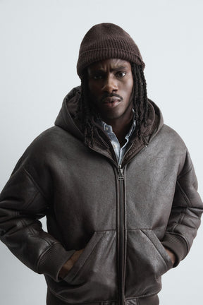 RIBBED WOOL BEANIE - Image 1