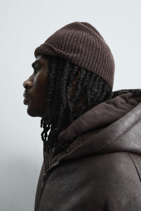 RIBBED WOOL BEANIE - Image 2