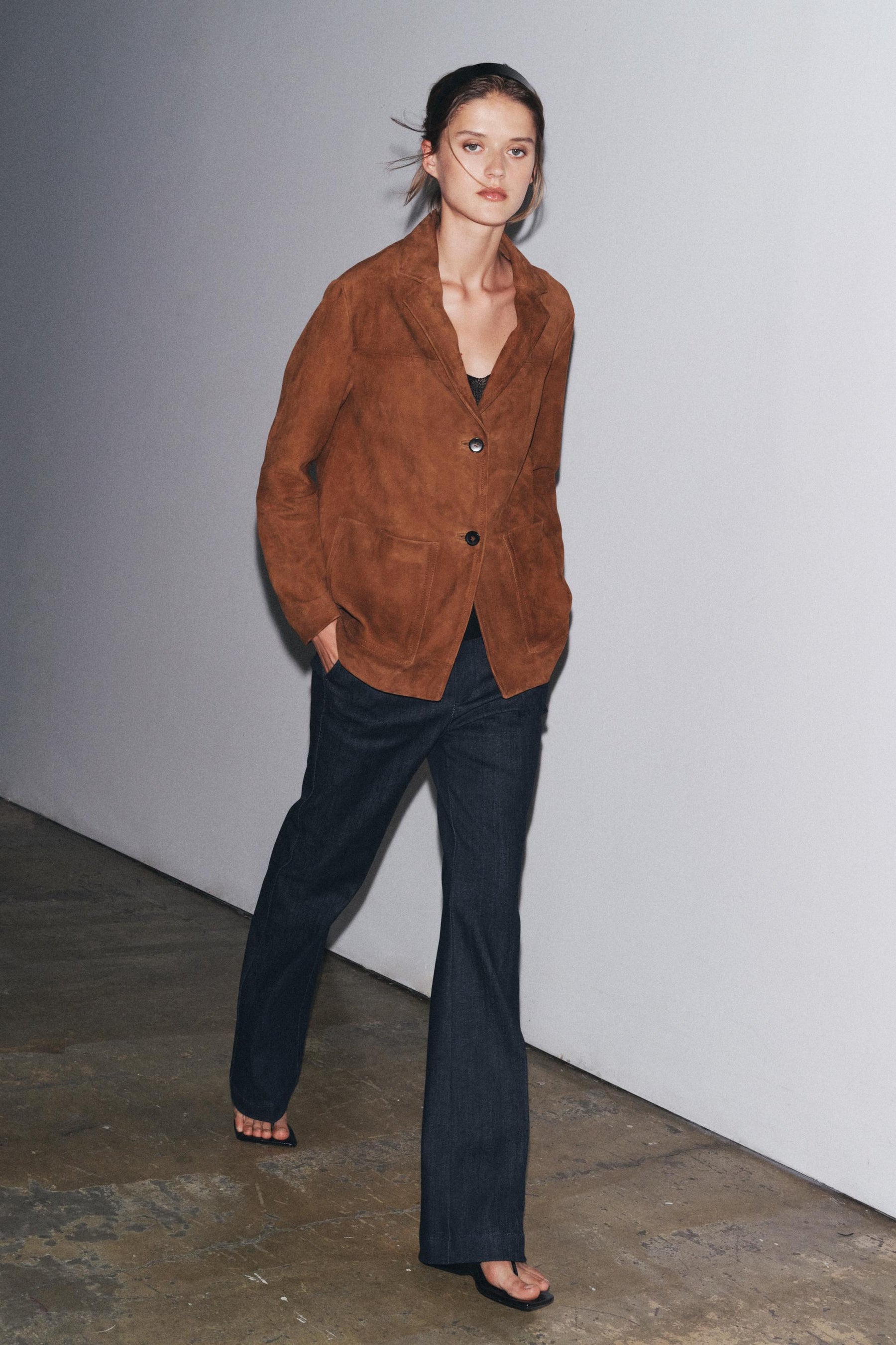 Oversized Wildlederjacke (limitierte Auflage)