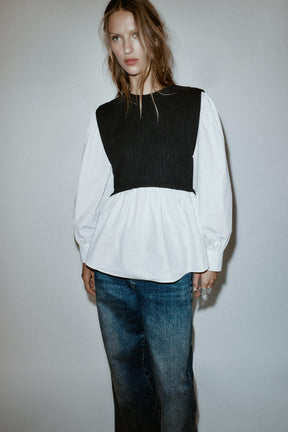 POPLIN BLOUSE