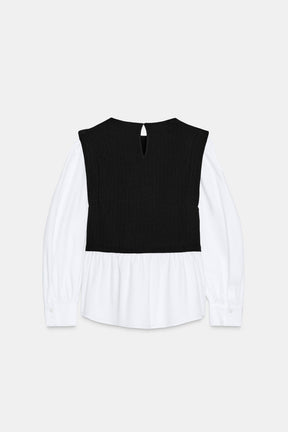 POPLIN BLOUSE
