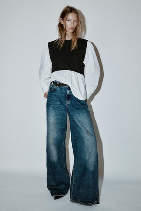 POPLIN BLOUSE