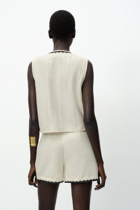 TASSEL EMBROIDERED GILET - Image 5