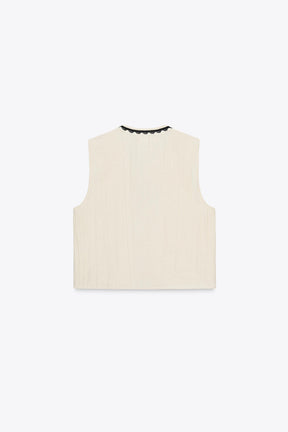 TASSEL EMBROIDERED GILET - Image 6