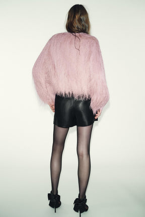 FRINGED BOMBER JACKET