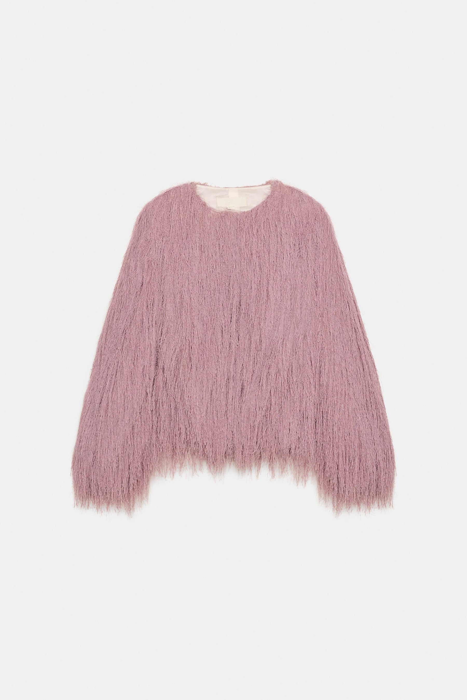 FRINGED BOMBER JACKET