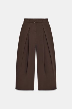WIDE-LEG TROUSERS WITH BELT