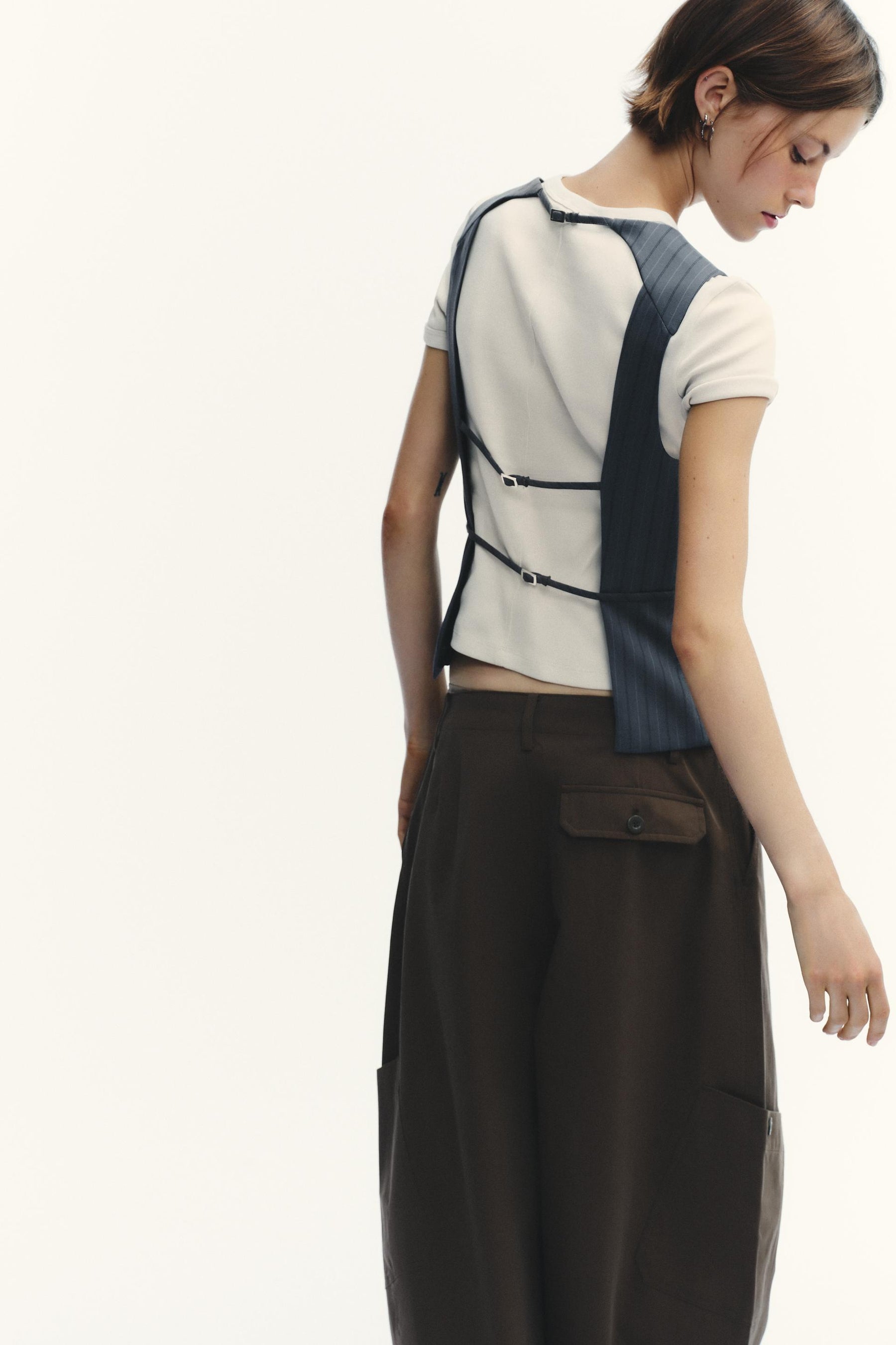 Pinstripe waistcoat