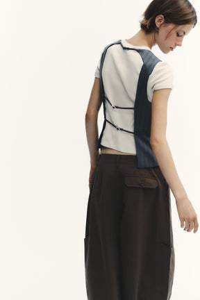 Pinstripe waistcoat