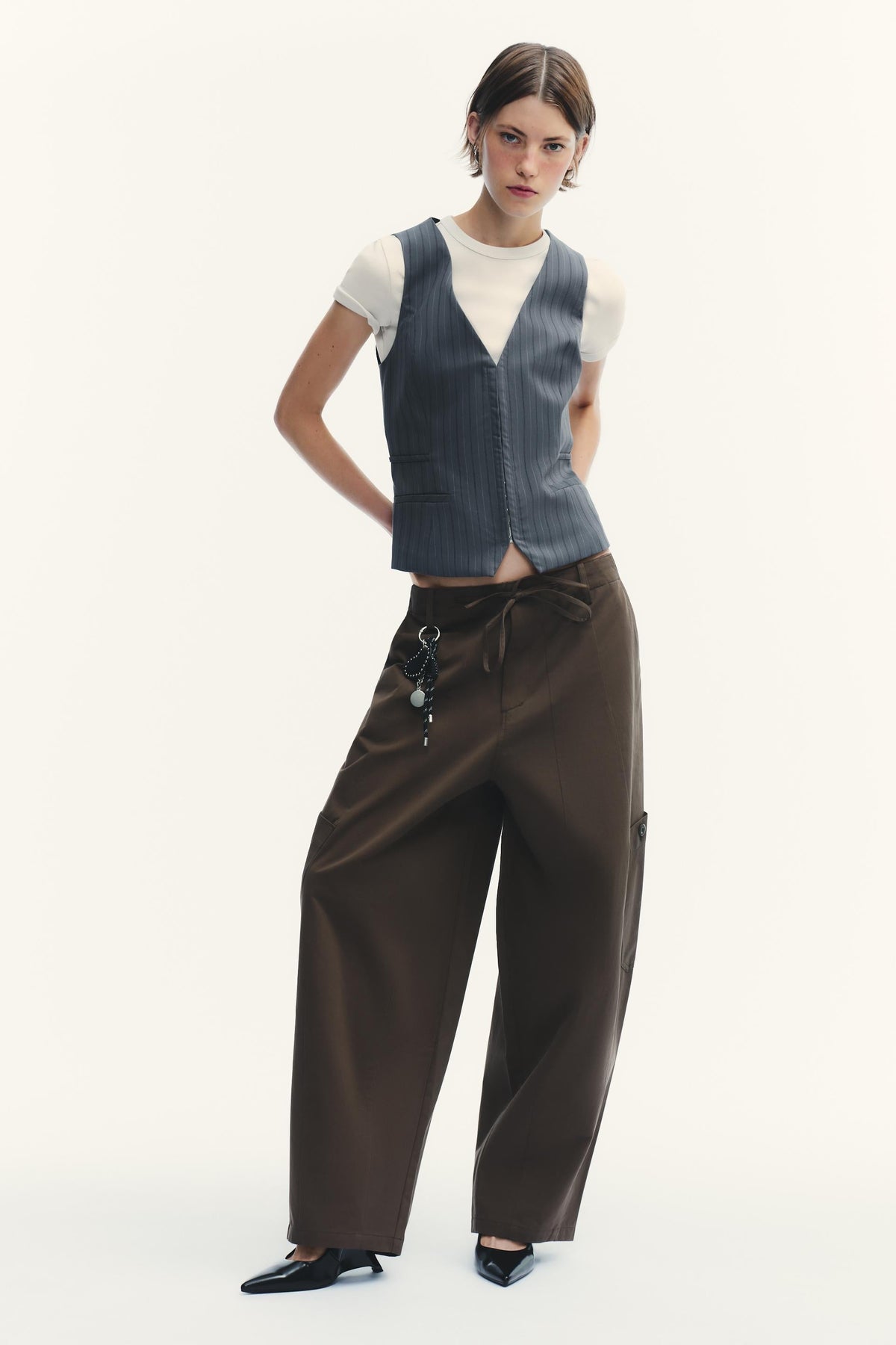 Pinstripe waistcoat