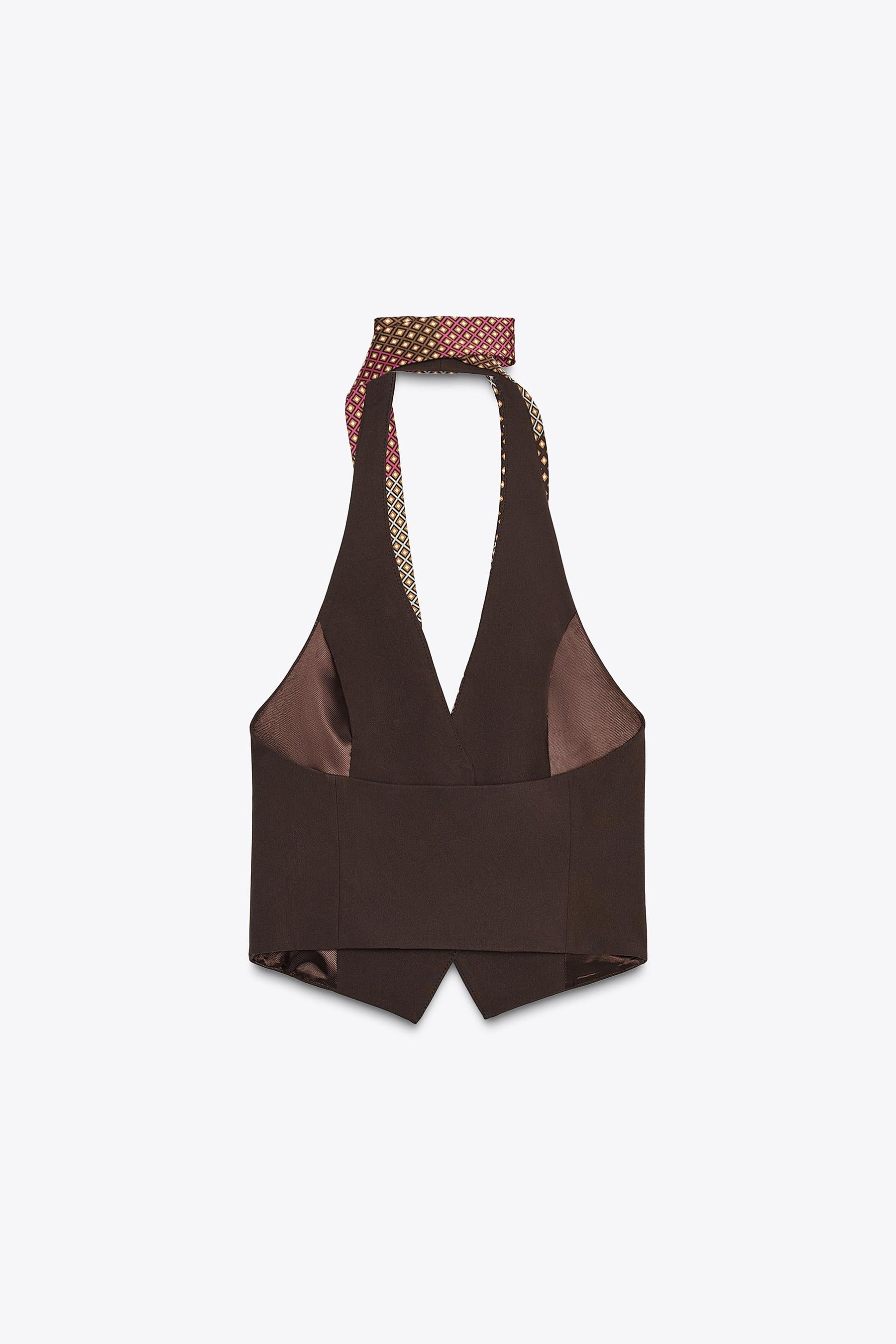 Tie Waistcoat Top