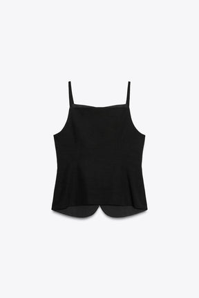 Buttoned Waistcoat Top